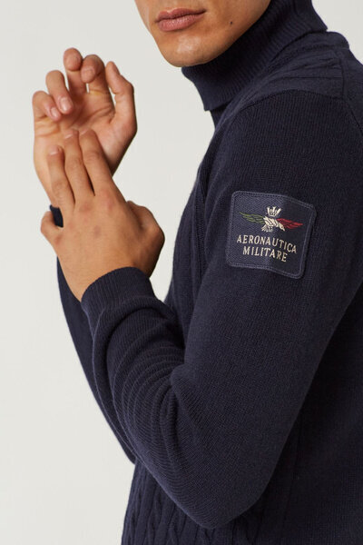 Džemperis vīriešiem Aeronautica Militare 49395-7, zils cena un informācija | Vīriešu džemperi | 220.lv