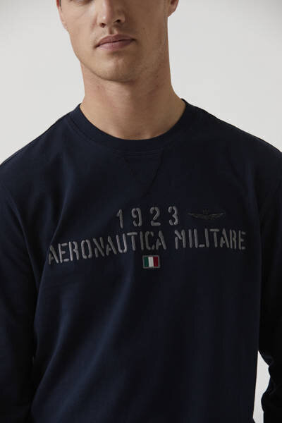 T-krekls vīriešiem Aeronautica Militare 49547-9, zils cena un informācija | Vīriešu T-krekli | 220.lv