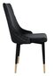 Krēsls Vermont Velvet, melns cena un informācija | Biroja krēsli | 220.lv
