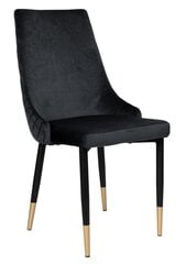Krēsls Vermont Velvet, melns цена и информация | Офисные кресла | 220.lv
