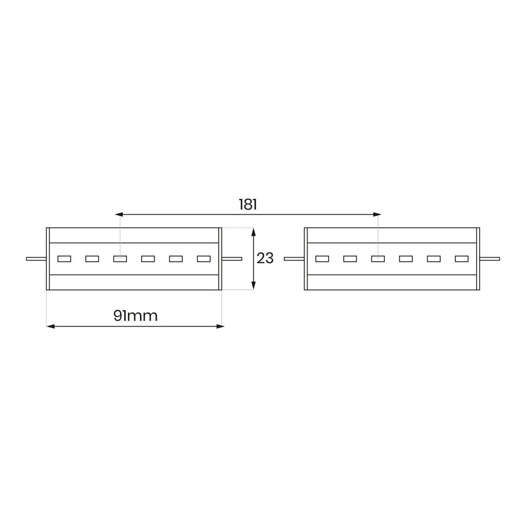 Eko-Light LED modulis cena un informācija | Sienas lampas | 220.lv