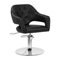 Friziera krēsls Gabbiano Parma, melns cena un informācija | Mēbeles skaistumkopšanas saloniem | 220.lv