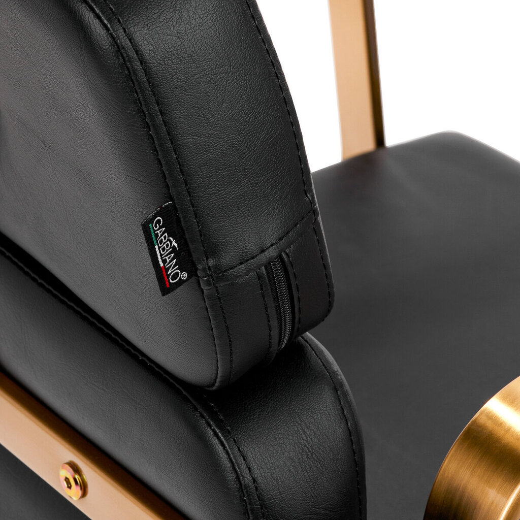 Friziera krēsls Gabbiano Porto-BM, melns cena un informācija | Mēbeles skaistumkopšanas saloniem | 220.lv