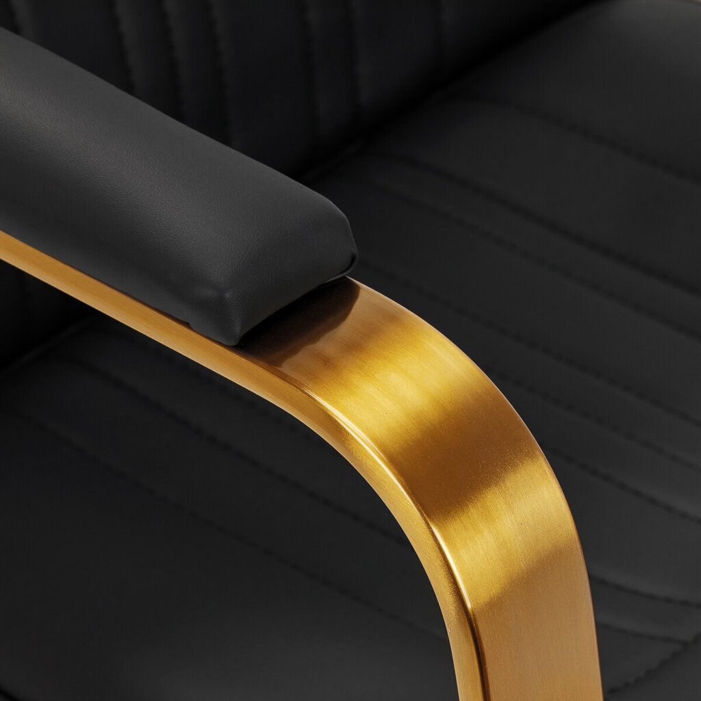 Friziera krēsls Gabbiano Acri, melns cena un informācija | Mēbeles skaistumkopšanas saloniem | 220.lv