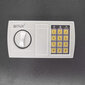 Elektroniskais seifs, 35x52x36 cm, pelēks цена и информация | Seifi | 220.lv