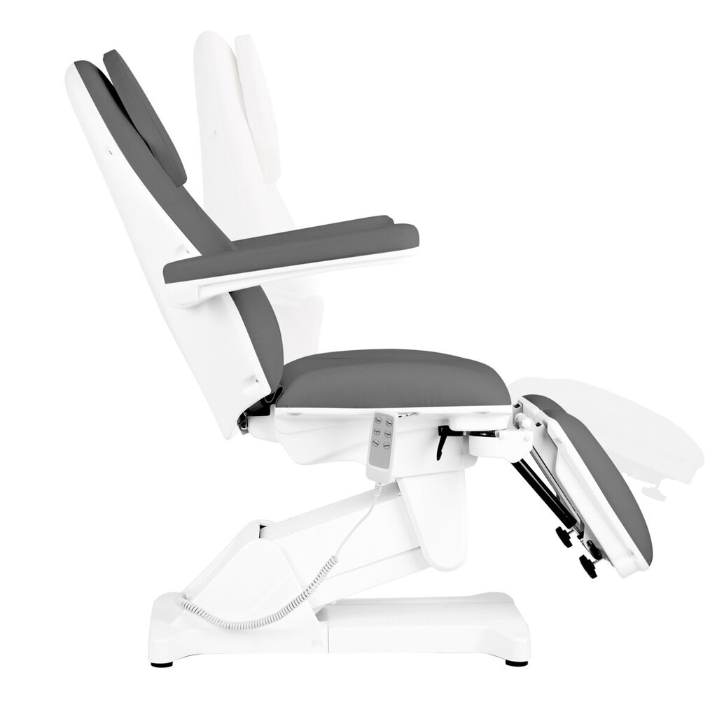 Elektriskais krēsls Sillon Basic Pedi, pelēks cena un informācija | Mēbeles skaistumkopšanas saloniem | 220.lv