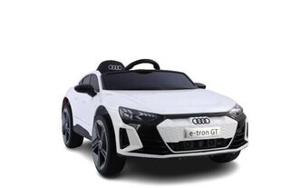 Vienvietīgs bērnu elektromobilis Audi RS E-tron gt, balts cena un informācija | Bērnu elektroauto | 220.lv