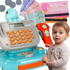 игрушечный кассовый аппарат - dino shop цена и информация | Игрушки для девочек | 220.lv
