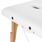 Masāžas galds Komfort Activ Fizjo Lux, balts cena un informācija | Mēbeles skaistumkopšanas saloniem | 220.lv
