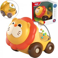 Rotaļu transportlīdzeklis Woopie, dzeltens cena un informācija | Rotaļlietas zīdaiņiem | 220.lv