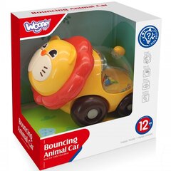 Rotaļu transportlīdzeklis Woopie, dzeltens cena un informācija | Rotaļlietas zīdaiņiem | 220.lv