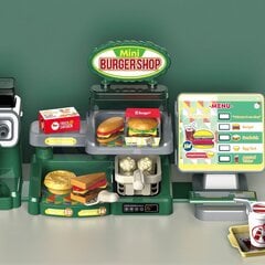 Rotaļu burgeru veikals Woopie, zaļš, 5.gab. cena un informācija | Rotaļlietas meitenēm | 220.lv