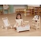 Krēsls leļļu barošanai Viga, balts cena un informācija | Rotaļlietas meitenēm | 220.lv