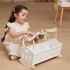деревянная кровать для кукол viga цена и информация | Игрушки для девочек | 220.lv
