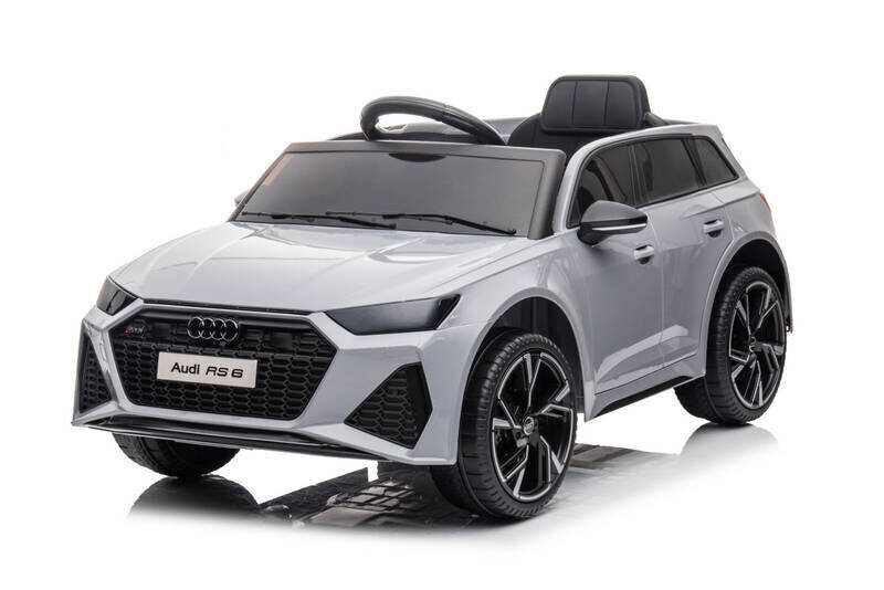 Vienvietīgs bērnu elektromobilis Audi, pelēks цена и информация | Bērnu elektroauto | 220.lv