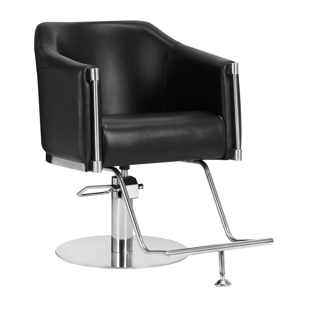 Friziera krēsls Gabbiano Burgos, melns цена и информация | Mēbeles skaistumkopšanas saloniem | 220.lv