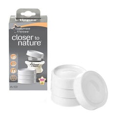 Tommee Tippee piena uzglabāšanas trauku vāciņi CTN 43136171 цена и информация | Бутылочки и аксессуары | 220.lv