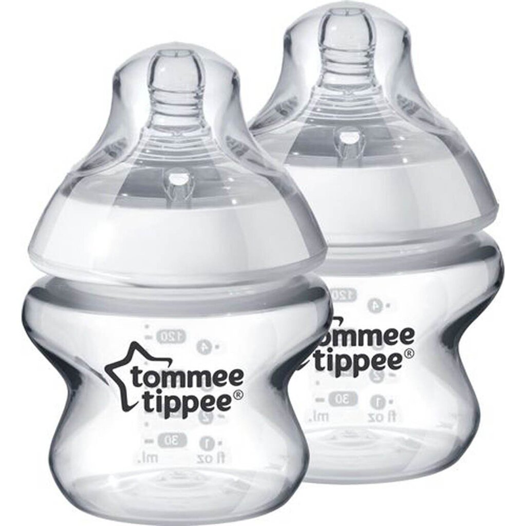 Pudeles Tommee Tippee, 0M + 150ml, 2 gab. cena un informācija | Bērnu pudelītes un to aksesuāri | 220.lv