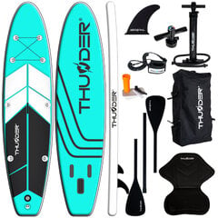 Piepūšams SUP dēlis Thunder Coast-Mint 320, zaļš цена и информация | SUP доски, водные лыжи, водные аттракционы | 220.lv