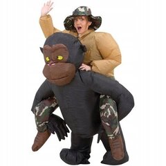 Piepūšamais gorilas kostīms цена и информация | Карнавальные костюмы, парики и маски | 220.lv