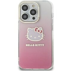 Hello Kitty HKHCP13XHDGKEP iPhone 13 Pro Max 6.7" różowy|pink hardcase IML Gradient Electrop Kitty Head цена и информация | Чехлы для телефонов | 220.lv