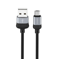 Кабель Borofone BX28 Dignity - USB на Micro USB - 2,4А 1 метр серый цена и информация | Кабели для телефонов | 220.lv