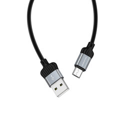 Кабель Borofone BX28 Dignity - USB на Micro USB - 2,4А 1 метр серый цена и информация | Кабели для телефонов | 220.lv