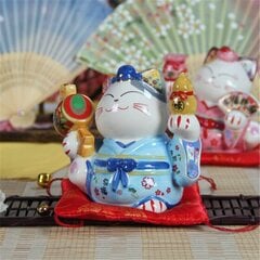 Porcelāna krājkasīte japāņu laimes kaķis cena un informācija | Oriģinālas krājkasītes | 220.lv