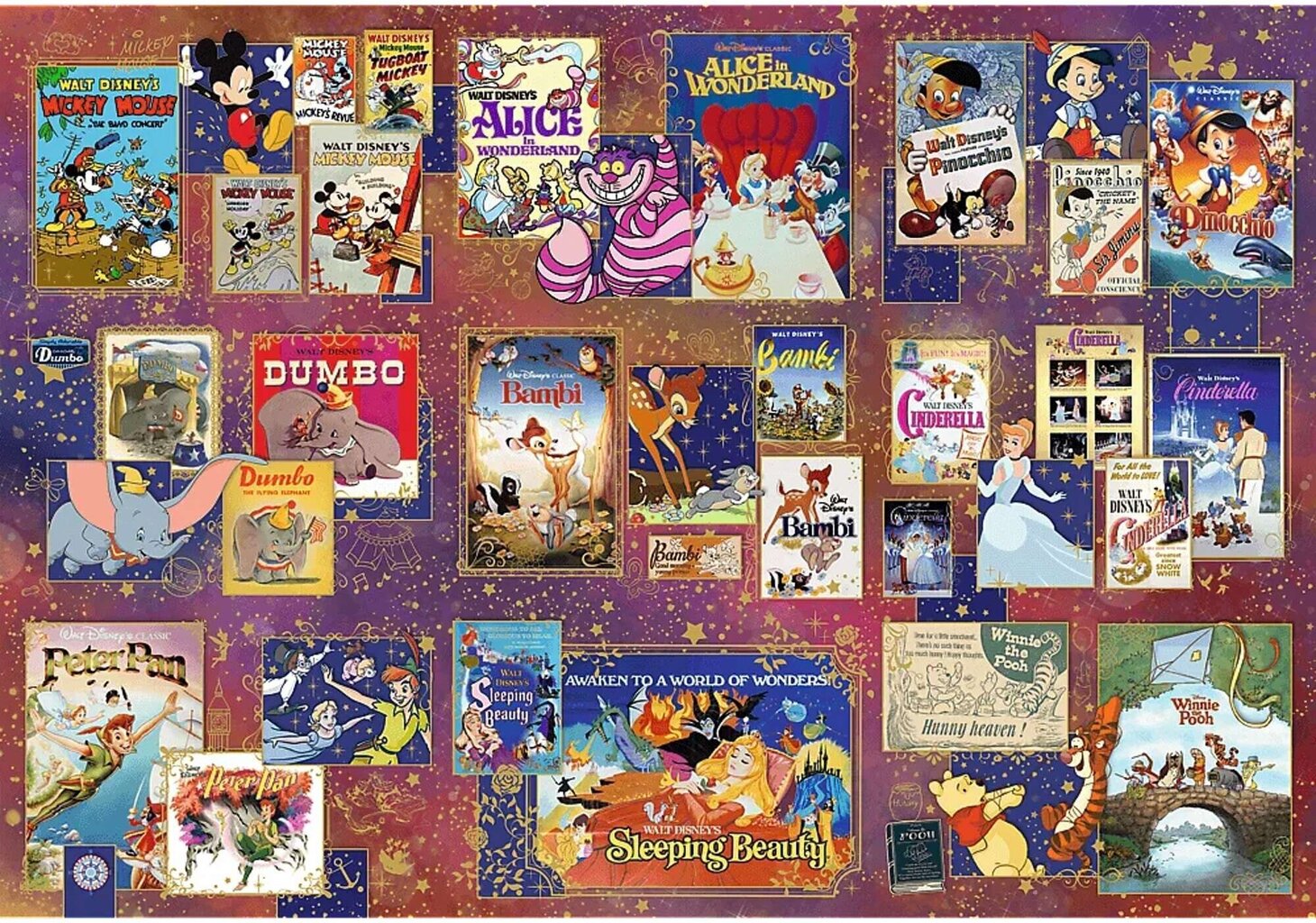 Puzle Trefl UFT Golden Age of Disney, 13500 d. цена и информация | Puzles, 3D puzles | 220.lv