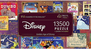 Puzle Trefl UFT Golden Age of Disney, 13500 d. цена и информация | Пазлы | 220.lv