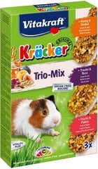 Vitakraft Kräcker Trio-Mix konfekšu kociņi jūrascūciņām / 3 gab cena un informācija | Barība grauzējiem | 220.lv