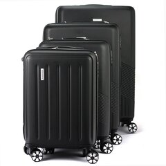 Набор чемоданов Gregorio W3015 18/20/24/28 цена и информация | Чемоданы, дорожные сумки  | 220.lv