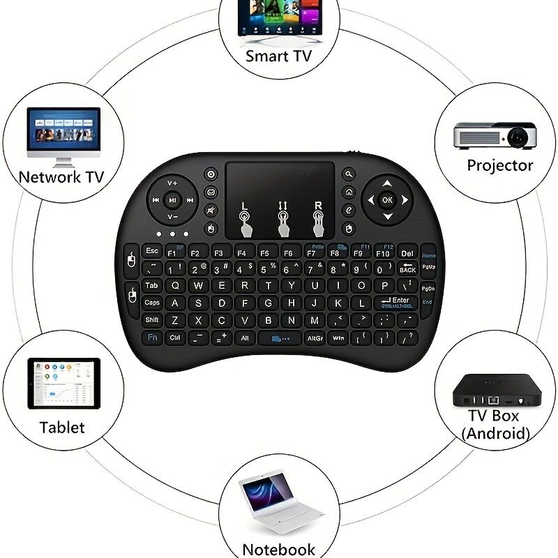 i8 mini tastatūra cena un informācija | Klaviatūras | 220.lv