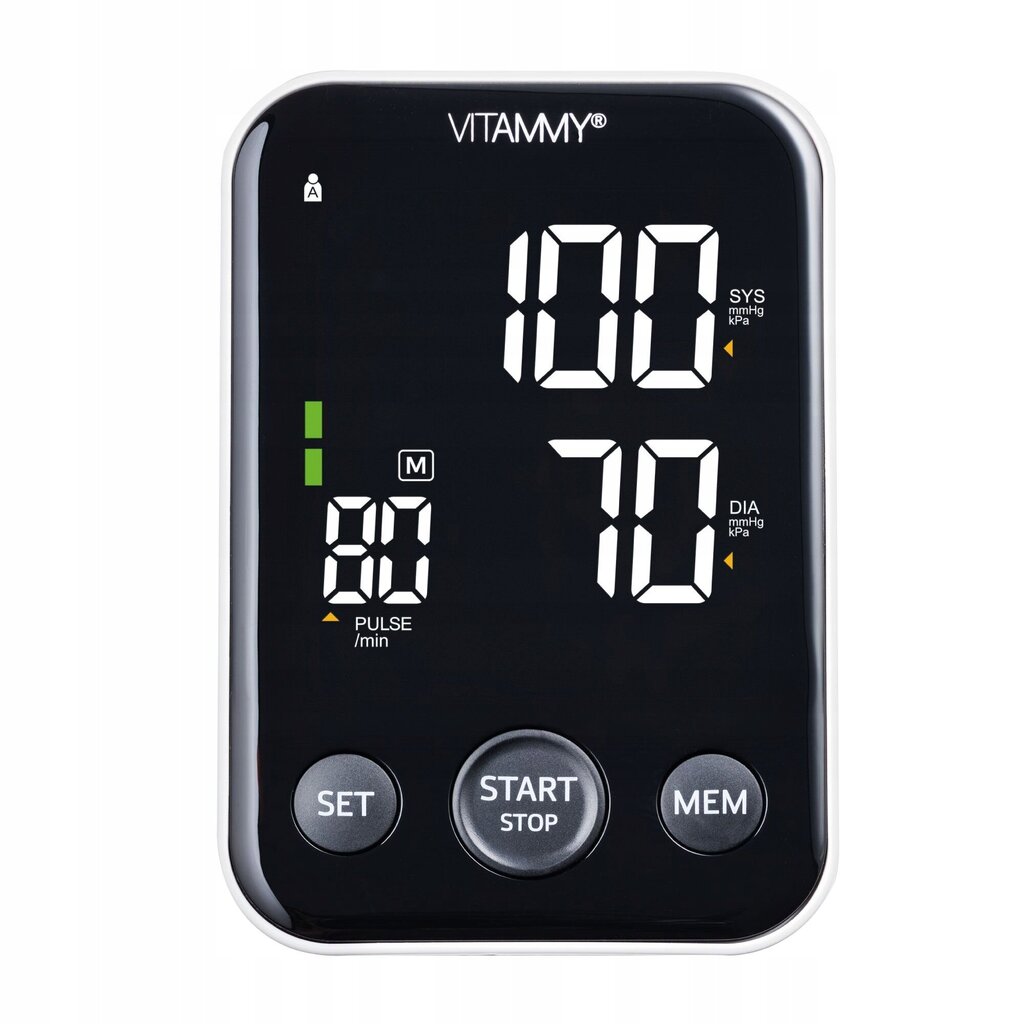Vitammy Next 6 asinsspiediena mērītājs ar uzpūšanas mērījumu un balss funkciju cena un informācija | Asinsspiediena mērītāji | 220.lv