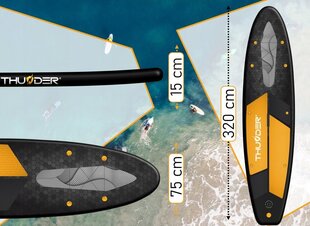 SUP dēlis 320 cm цена и информация | SUP доски, водные лыжи, водные аттракционы | 220.lv