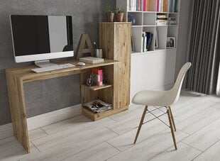 Стол Asir, 120x72x40 см, коричневый цена и информация | Компьютерные, письменные столы | 220.lv