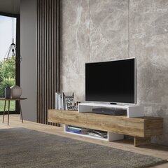 TV statīvs Asir, 180x42x35 cm, brūns cena un informācija | TV galdiņi | 220.lv