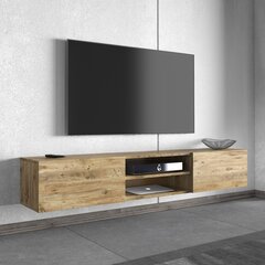 TV statīvs Asir, 180x30x32 cm, brūns cena un informācija | TV galdiņi | 220.lv