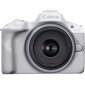 Canon EOS R50 + RF-S 18-45mm IS STM + RF-S 55-210mm IS STM цена и информация | Digitālās fotokameras | 220.lv