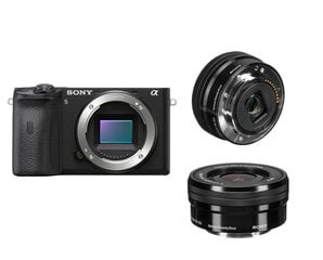 Sony A6600 ILCE-6600/B + 16-50 мм цена и информация | Цифровые фотоаппараты | 220.lv