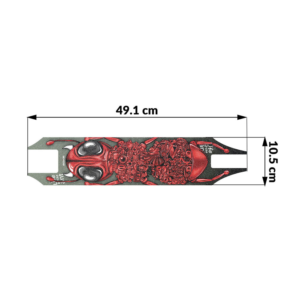 Skrejriteņa roktura lente Soke Ant 801115, sarkans cena un informācija | Skrejriteņi | 220.lv