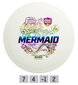 Negrimstošs disku golfa disks Discmania Fairway Driver Mermaid, balts cena un informācija | Disku golfs | 220.lv