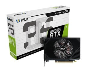 Palit GeForce RTX 3050 StormX (NE63050018JE-1070F) цена и информация | Видеокарты (GPU) | 220.lv