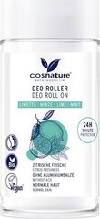 Шариковый дезодорант Cosnature Deo Roller Лайм и мята, 1 шт. цена и информация | Дезодоранты | 220.lv