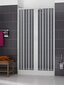 Divpusējas PVC izvelkamas dušas durvis 110 cm cena un informācija | Dušas durvis, dušas sienas | 220.lv