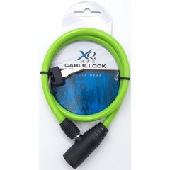 кольцо для велосипедного замка, 0,4x65 см, зеленое цена и информация | XQ Max Аксессуары для велосипедов | 220.lv