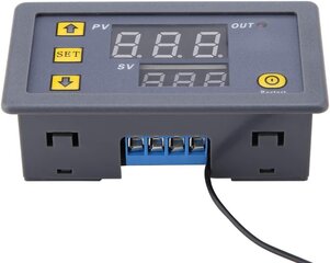 W3230 DC 12V digitālais temperatūras kontrolieris, termostats ar 20A LED displeju, ieskaitot NTC 10K sensora zondi cena un informācija | Atvērtā koda elektronika | 220.lv