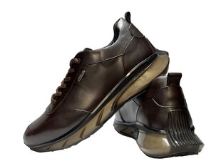 Мужские повседневные кожаные туфли 902KNT коричневого цвета 8015-P цена и информация | Мужские ботинки | 220.lv