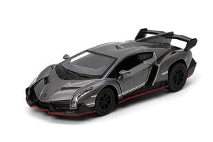 Miniatūrais modelis Kismart Lamborghini Veneno, 1:36, sarkans цена и информация | Игрушки для мальчиков | 220.lv