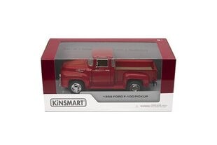 Miniatūrais modelis Kismart1956 Ford F-100 Pickup, 1:38, sarkans цена и информация | Конструктор автомобилей игрушки для мальчиков | 220.lv